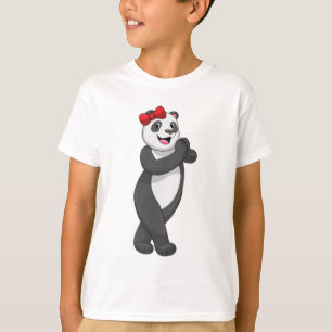 Panda mit Ribbon T-Shirt