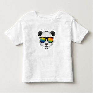 Panda mit Sonnenbrille Kleinkind T-shirt