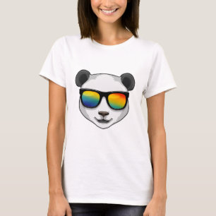 Panda mit Sonnenbrille T-Shirt