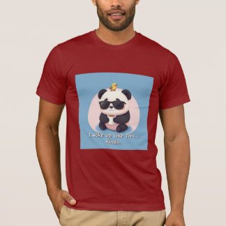 Panda mit Sonnenbrille T-Shirt