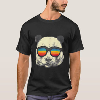 Panda mit Sonnenbrille T-Shirt