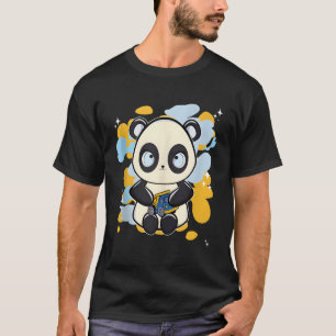 Panda mit Spielzeug T-Shirt