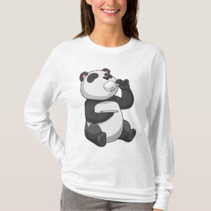 Panda mit Teecup T-Shirt