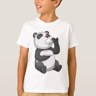 Panda mit Teecup T-Shirt