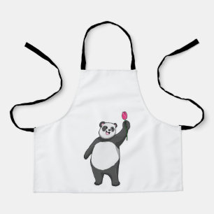 Panda mit Tulip Schürze