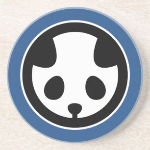 Panda mon sandstein untersetzer