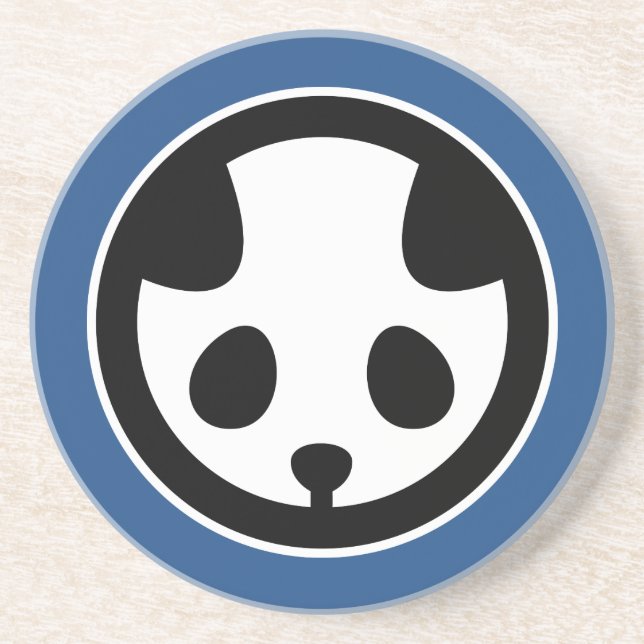 Panda mon sandstein untersetzer (Vorne)