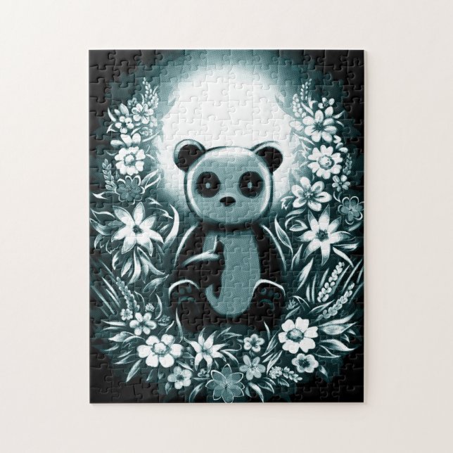 Panda Mond Puzzle (Vertikal)