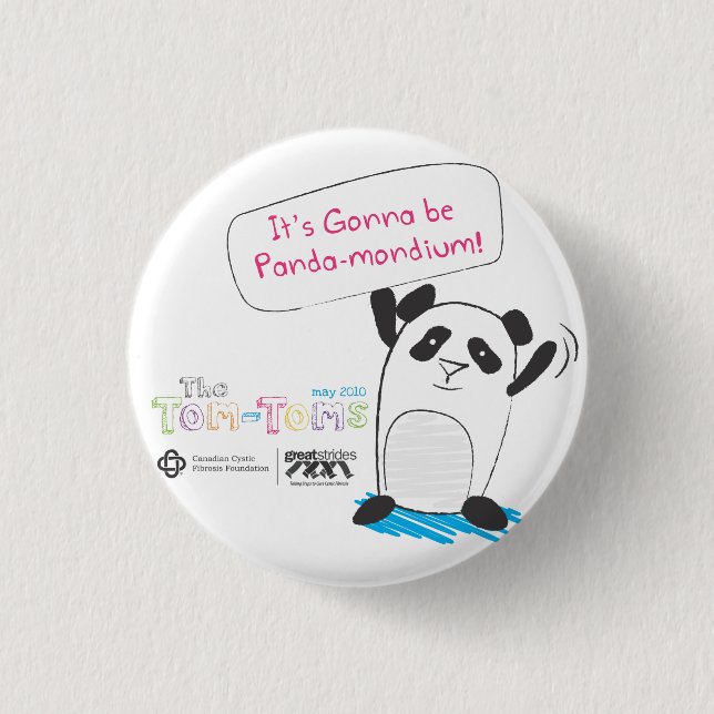 Panda-monium Button (Vorderseite)