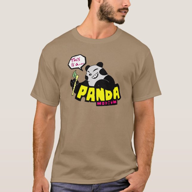 Panda-monium (sein ein Tumult) T-Shirt (Vorderseite)
