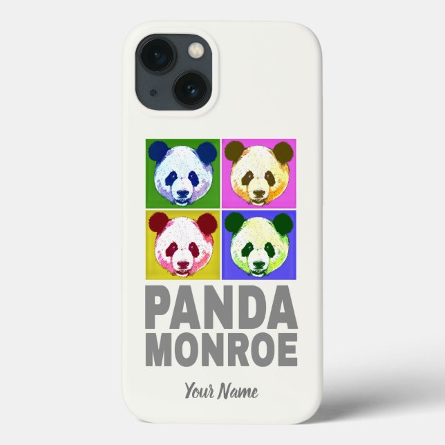 Panda Monroe Bear Pop Case-Mate iPhone Hülle (Rückseite)