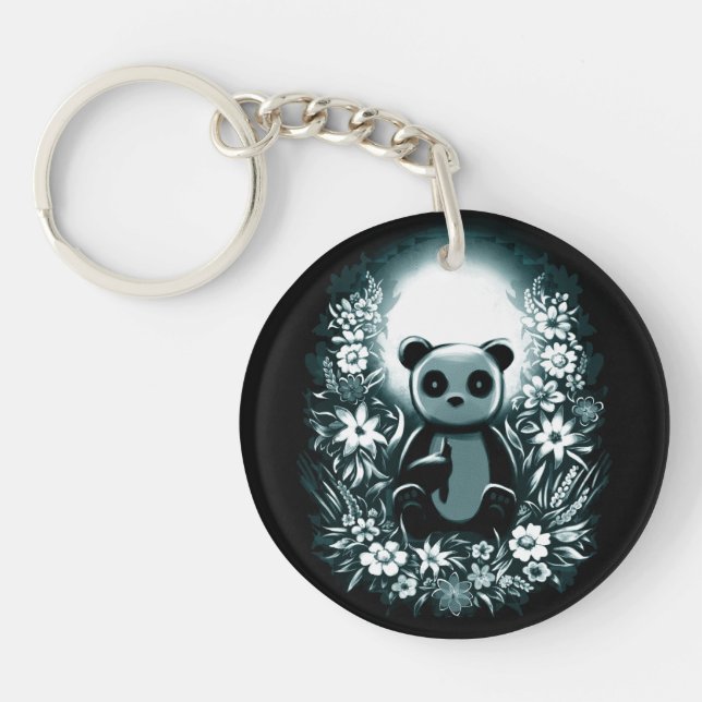 Panda Moon Schlüsselanhänger (Vorderseite)
