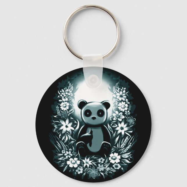 Panda Moon Schlüsselanhänger (Vorderseite)