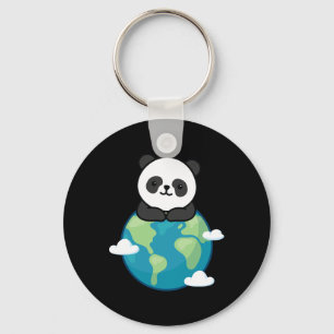 Panda Mother Earth Day Funny for Planet Environmen Schlüsselanhänger