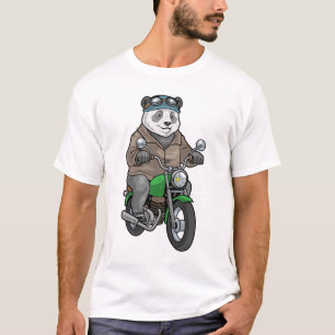 Panda Motorrad T-Shirt