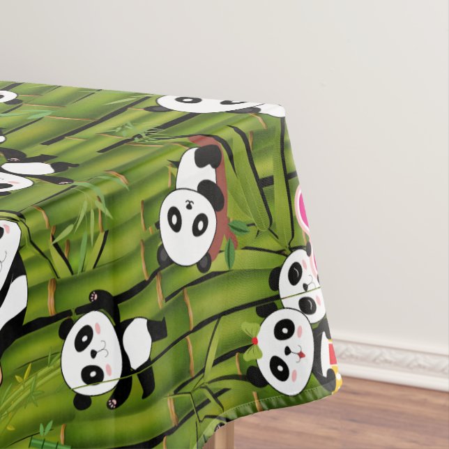 Panda-Muster 2 Tischdecke (Beispiel)