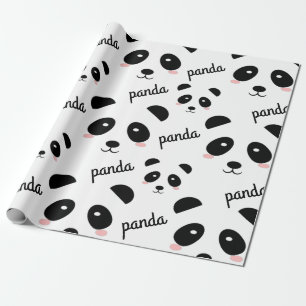 Panda-Muster Geschenkpapier