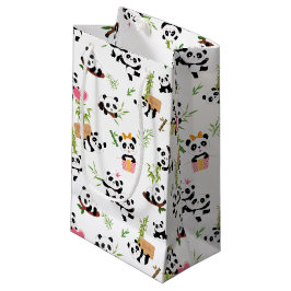 Panda-Muster Kleine Geschenktüte