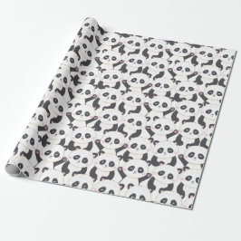 Panda Muster Wrapping Paper Geschenkpapier