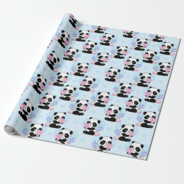 Panda Muster Wrapping Paper Geschenkpapier