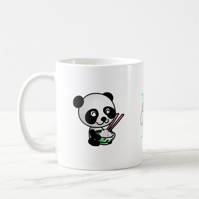 Panda nannte Tasse (Links)