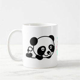Panda nannte Tasse