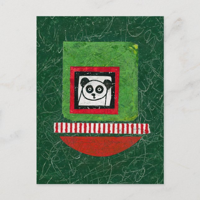 Panda Nicht vorbereitete Postkarte (Vorderseite)
