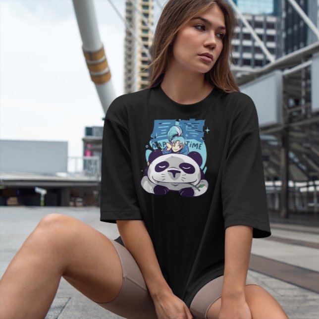 Panda Nickerchen Time Anime T-Shirt (Von Creator hochgeladen)