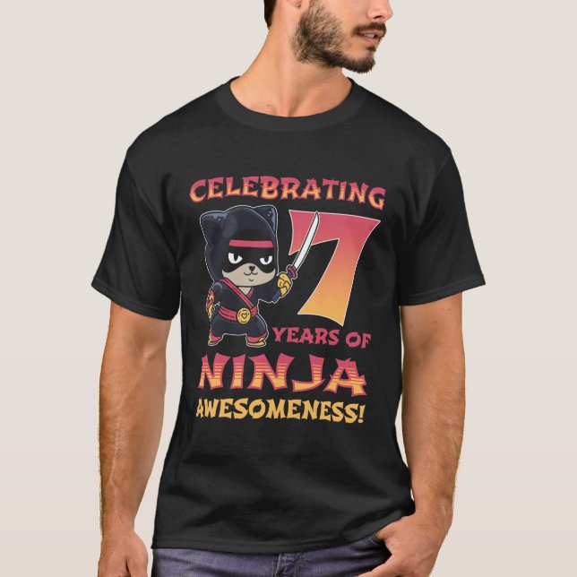 Panda Ninja I M 7 Seven Ninja 7Nd T-Shirt (Vorderseite)