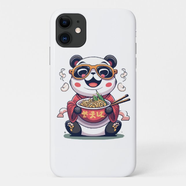 Panda Noodles Case-Mate iPhone Hülle (Rückseite)