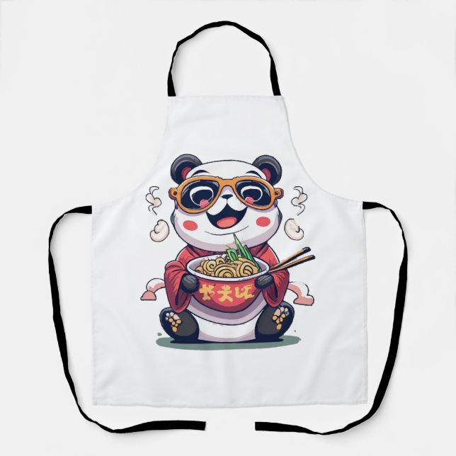 Panda Noodles Schürze (Vorderseite)