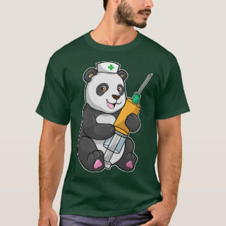 Panda Nurse Syringe lustig T-Shirt