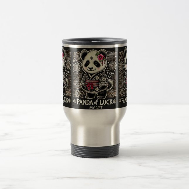 Panda of Luck Travel Mug 35 Reisebecher (Mittel)