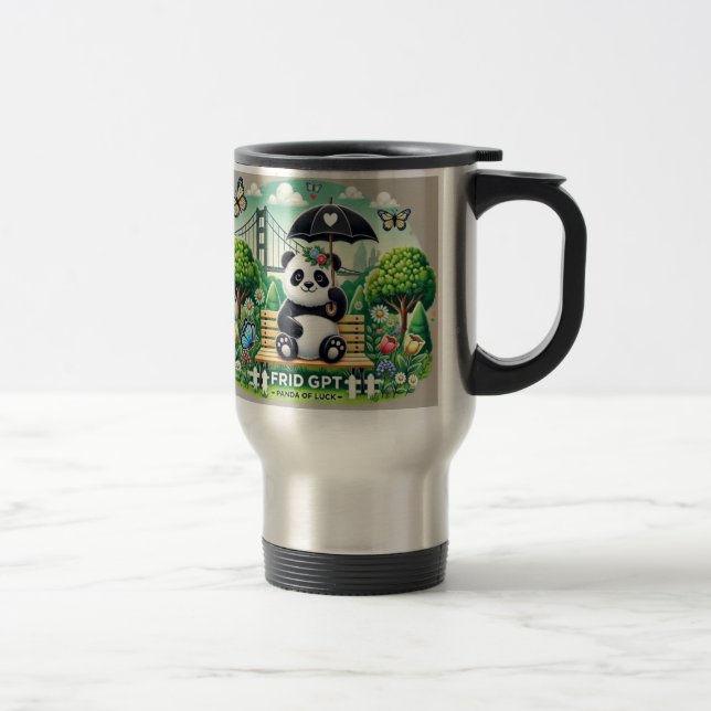 Panda of Luck Travel Mug 8 Reisebecher (Rechts)
