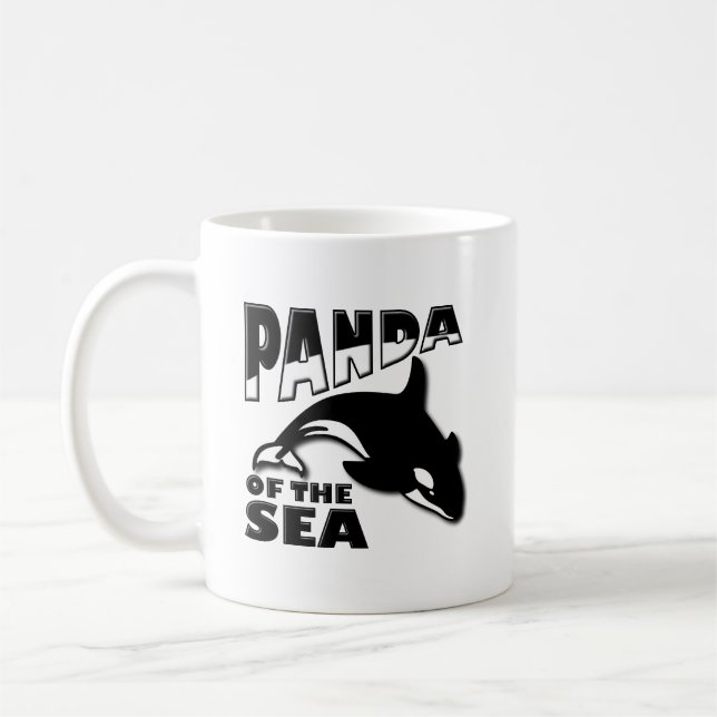 Panda of the Sea Funny Mug Kaffeetasse (Links)