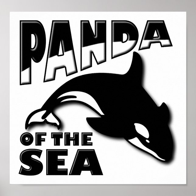 Panda of the Sea Funny Poster (Vorne)