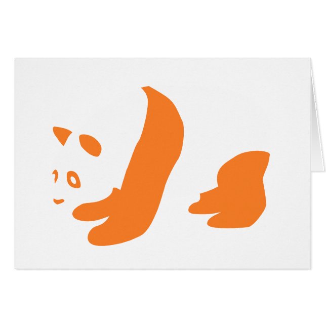 Panda (Orange) (Vorderseite (Horizontal))