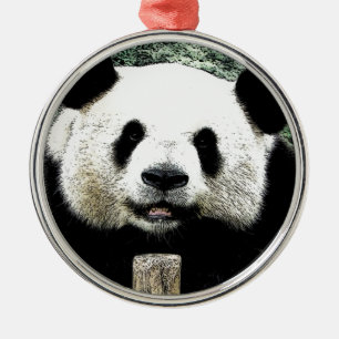 Panda Ornament Aus Metall