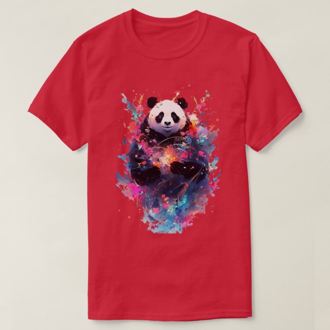 Panda Paint T-Shirt (Design vorne)