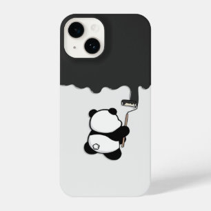 Panda Paint Tropfen - Minimalistisches Handy-Fall  iPhone 14 Hülle
