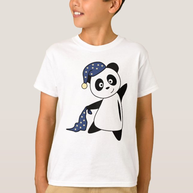 Panda Panda Bear Sleepyhead Bear T-Shirt (Vorderseite)