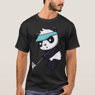 Panda Panda Golf Funny Animal Golfer Panda Bär T-Shirt