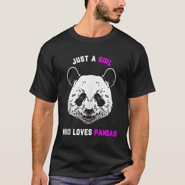 Panda Panda Panda Panda T-Shirt (Vorderseite)