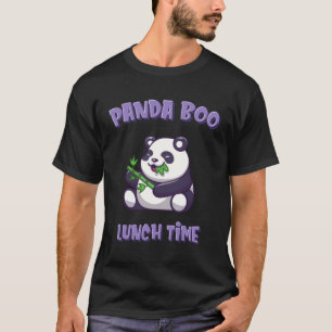 Panda PandaBoo Essen Bambus Grass LunchTime T-Shirt