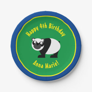 Panda Paper Tellers Animal Birthday Party Pappteller