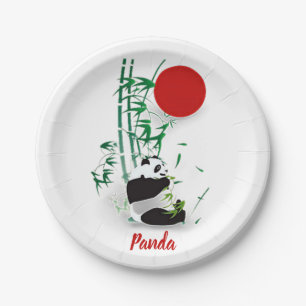Panda   pappteller