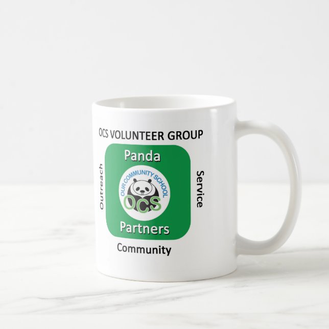 Panda Partners Logo-Tassen Kaffeetasse (Rechts)