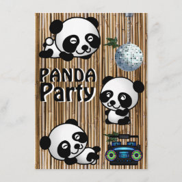 Panda-Party Einladungen