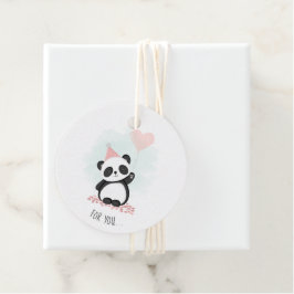 Panda Party Geschenkanhänger