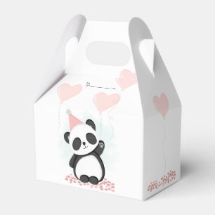 Panda Party Geschenkschachtel